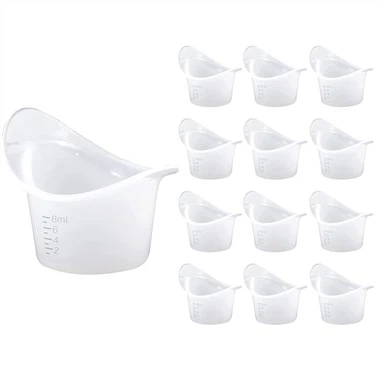 Magazinul optic al spitalului Folosiți cupă moale de spălare a ochilor din silicon de 8 ml și 5 ml pentru curățarea ochilor